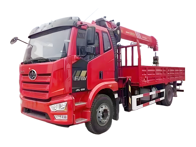 FAW Montado 8 Toneladas Caminh&atilde;o Guindaste