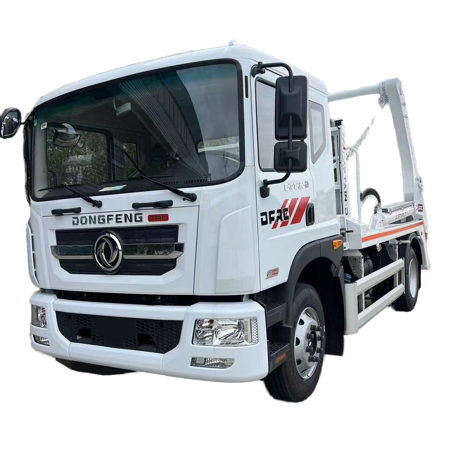 Caminh&atilde;o De Lixo De Elevador De Gancho De Bra&ccedil;o De Balan&ccedil;o Dongfeng Com Recipie