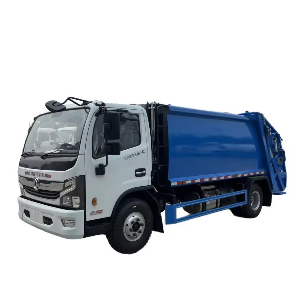 Caminh&atilde;o Compactador De Res&iacute;duos Diesel Personalizado Dongfeng 4x2 7 CBM Capacidade 24