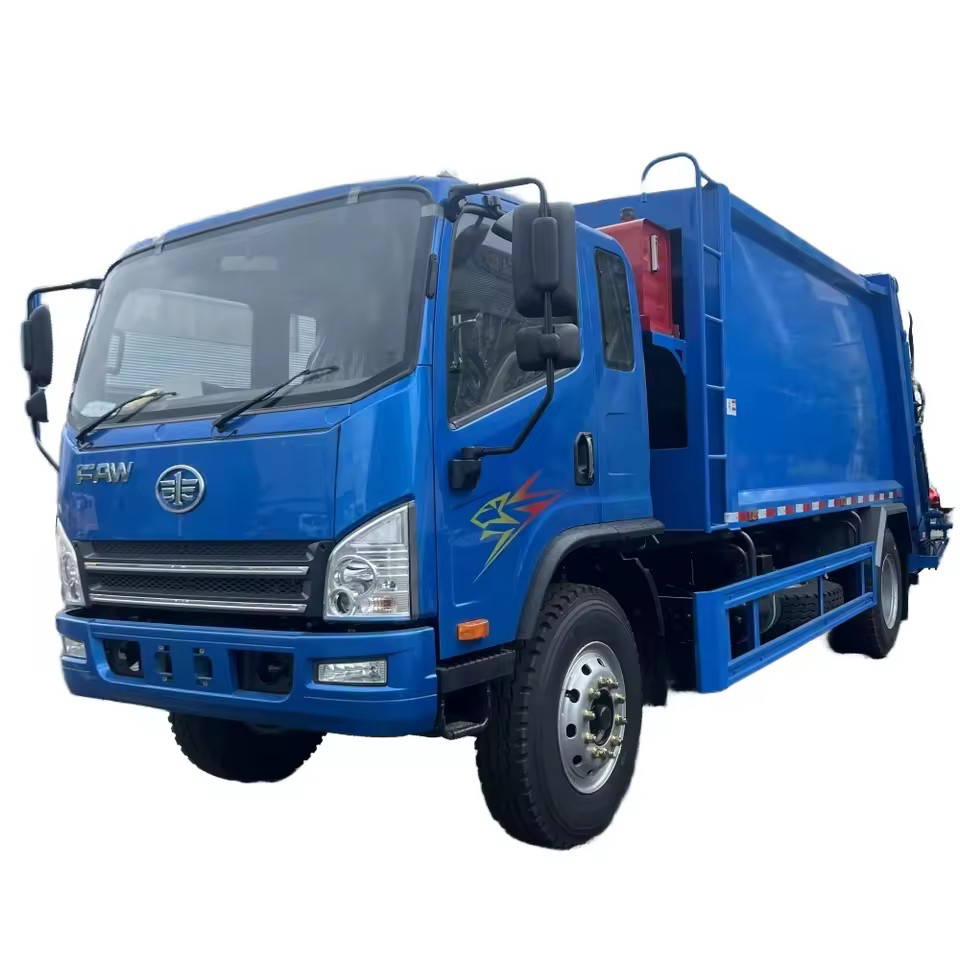 Caminh&atilde;o De Processamento De Lixo Comprimido De Jiefang FAW Mais Vendido 4x2 Diesel EU5 Compa