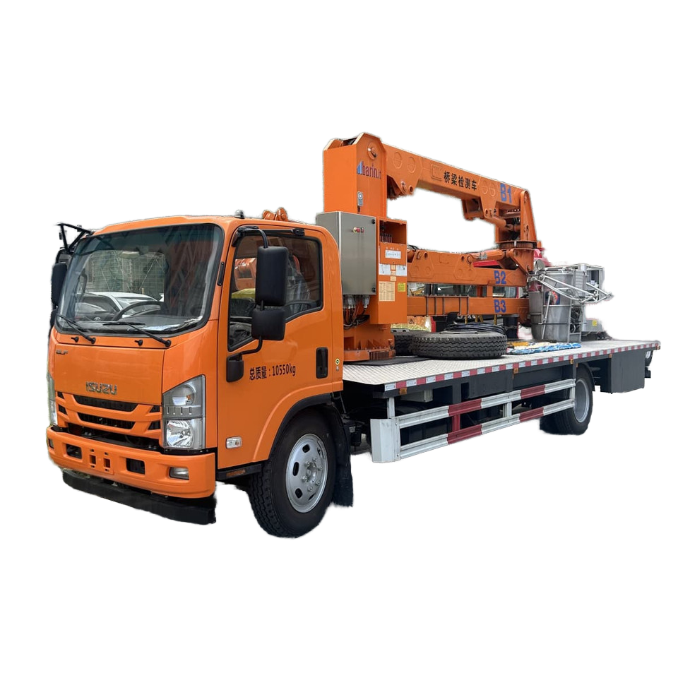 4*2 Caminh&atilde;o De Inspe&ccedil;&atilde;o Da Ponte De Isuzu, Plataforma M&oacute;vel De Trabalho