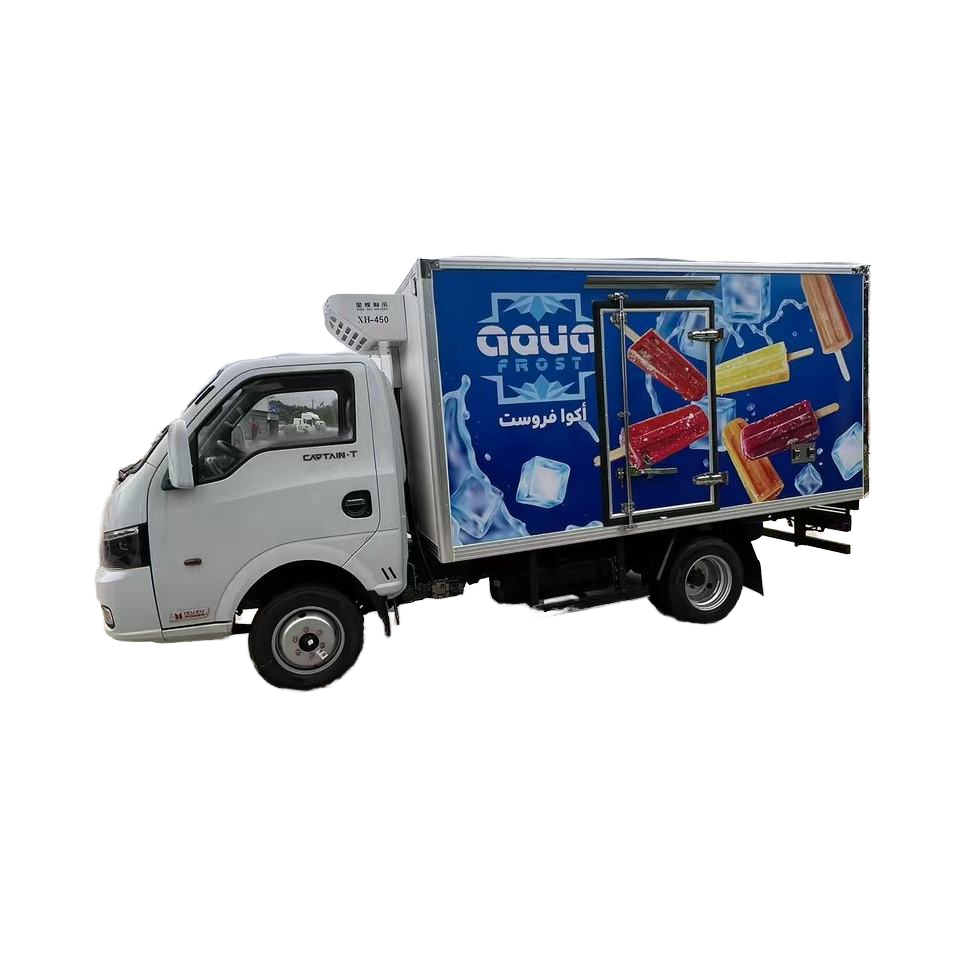 DONGFENG Compact Refrigerated Van | Transporte Multi-Temperatura Para Sorvete, Produtos Frescos &amp