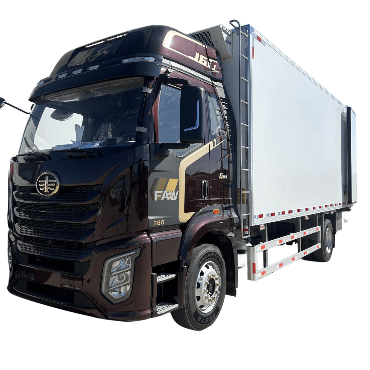 6.8m Caminh&atilde;o Refrigerado, Capacidade Grande 3600L, Euro V Diesel & Op&ccedil;&atilde;o E