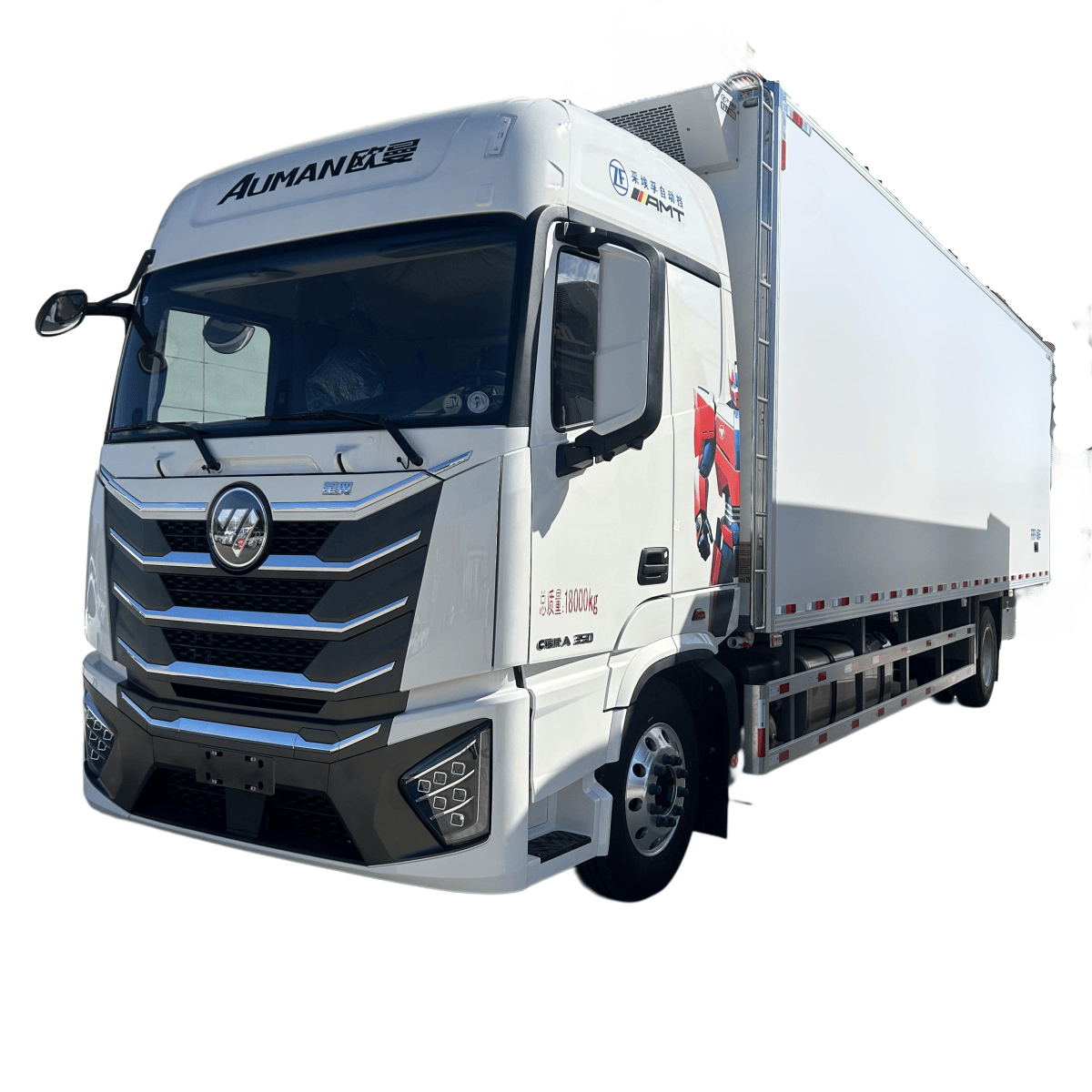 Foton Auman 7.8m Caminh&atilde;o Refrigerado De Eixo &uacute;nico, Grande Capacidade 4200L, Motor Di