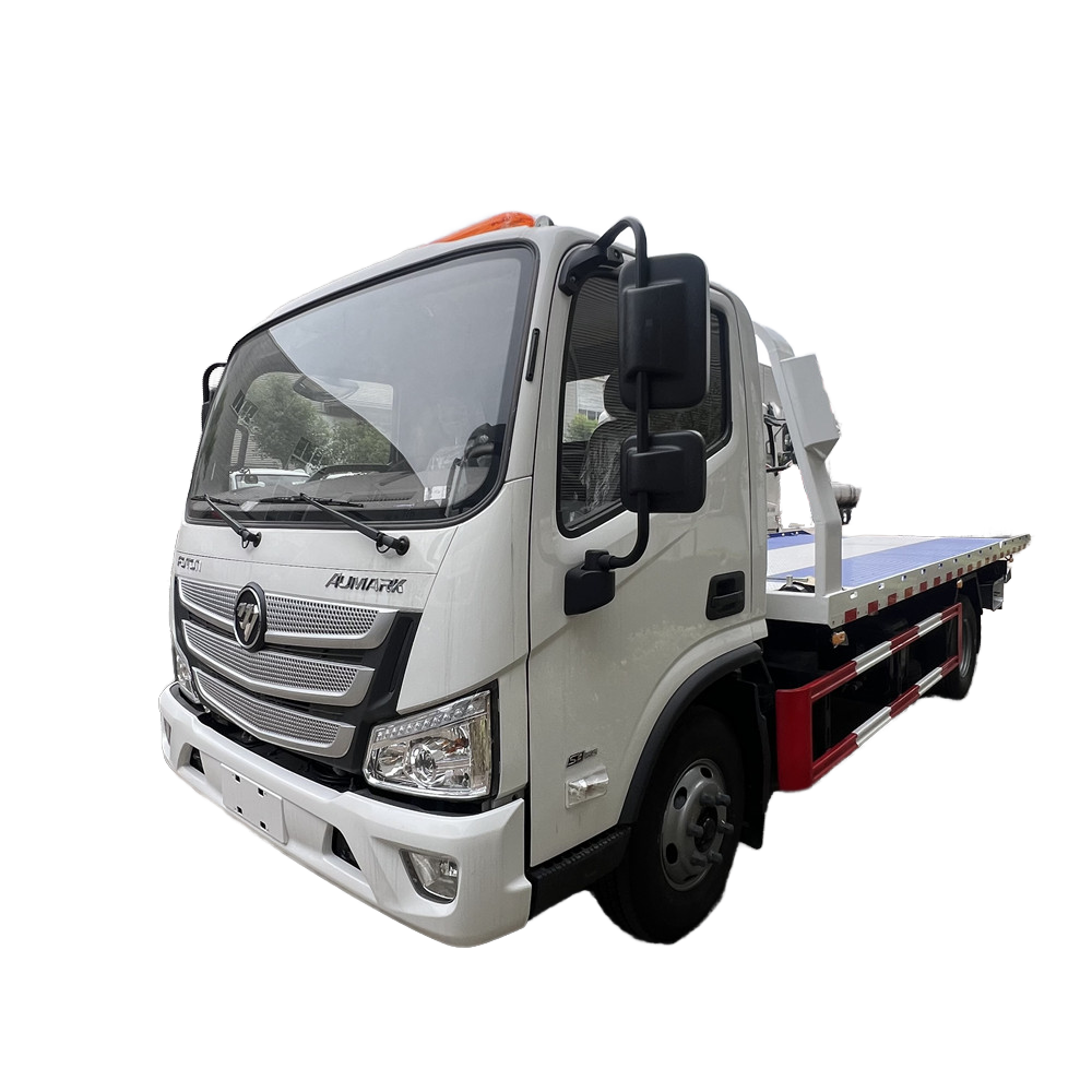 China F&aacute;brica Nova Plataforma De Reboque De Cama Plana De Resgate De Resgate De Carro Diesel 