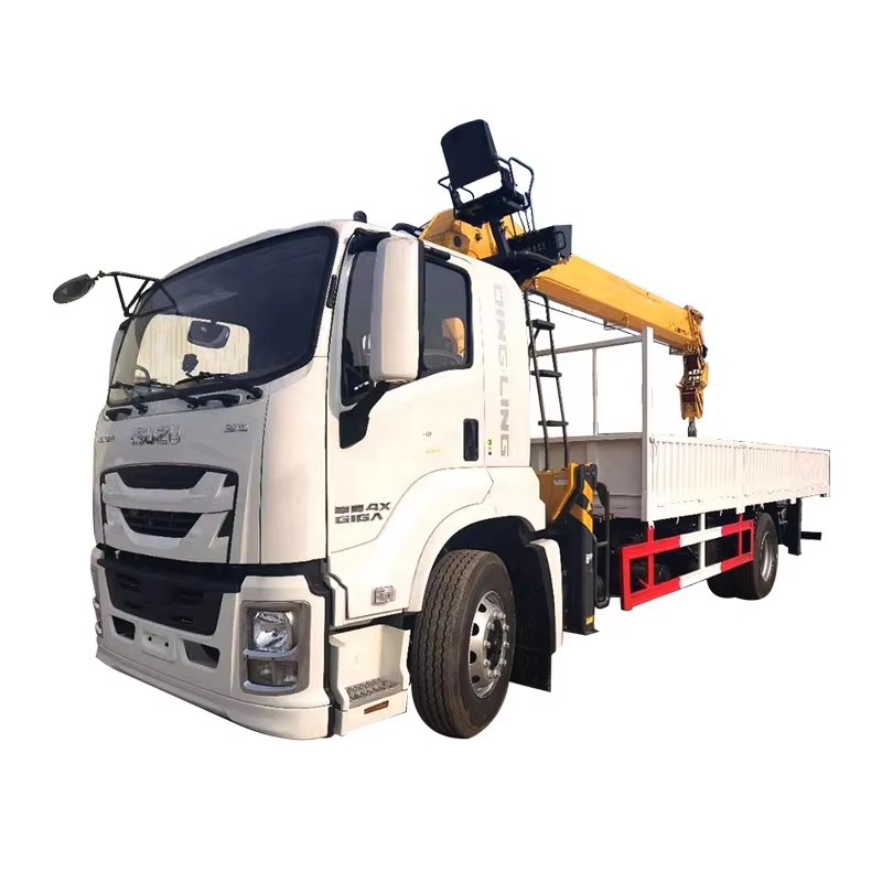 1SUZU GIGA 10Ton Caminh&atilde;o Montado Guindaste Guindaste Hidr&aacute;ulico Para Levantamento De 