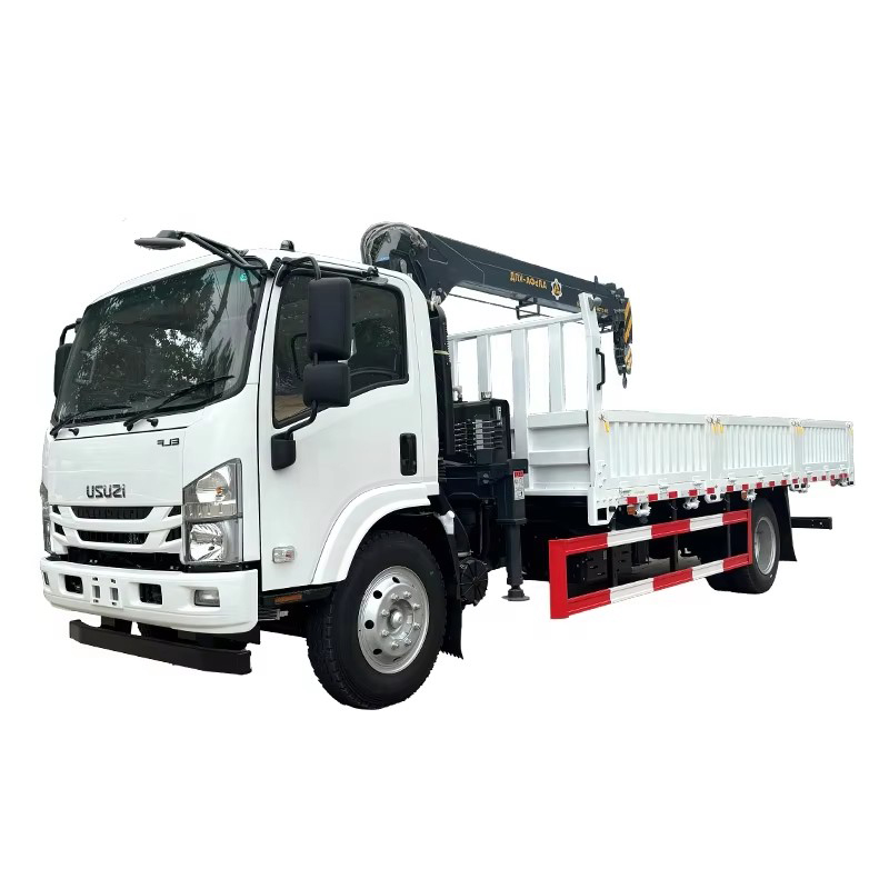 1SUZU ELF 700P 5 Toneladas Caminh&atilde;o Montado Guindaste Telesc&oacute;pico Boom Guindaste Camin