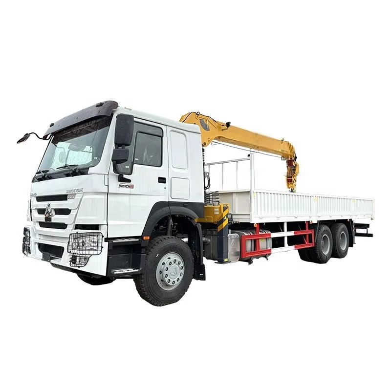 Sinotruk Howo 10 Toneladas Telesc&oacute;pica Guindaste Montado Caminh&atilde;o 6x4 Guindaste De Cam