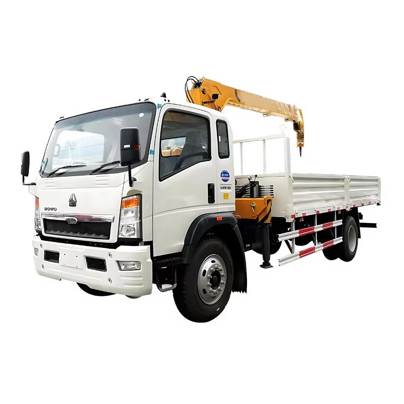 Sinotruk Howo Boom Guindaste Caminh&atilde;o 5 Toneladas Guindaste Montado Caminh&atilde;o Para Leva