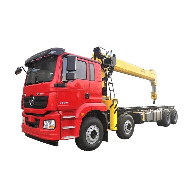 Shacman 8x4 Caminh&atilde;o Montado Guindaste 16 Toneladas Guindaste Hidr&aacute;ulico Caminh&atilde
