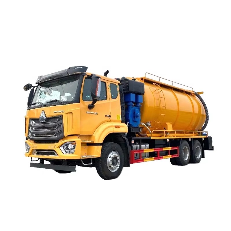 Howo 20000L Cami&atilde;o De Limpeza De Suc&ccedil;&atilde;o De Esgoto Fecal S&eacute;ptico 6x4 Com 
