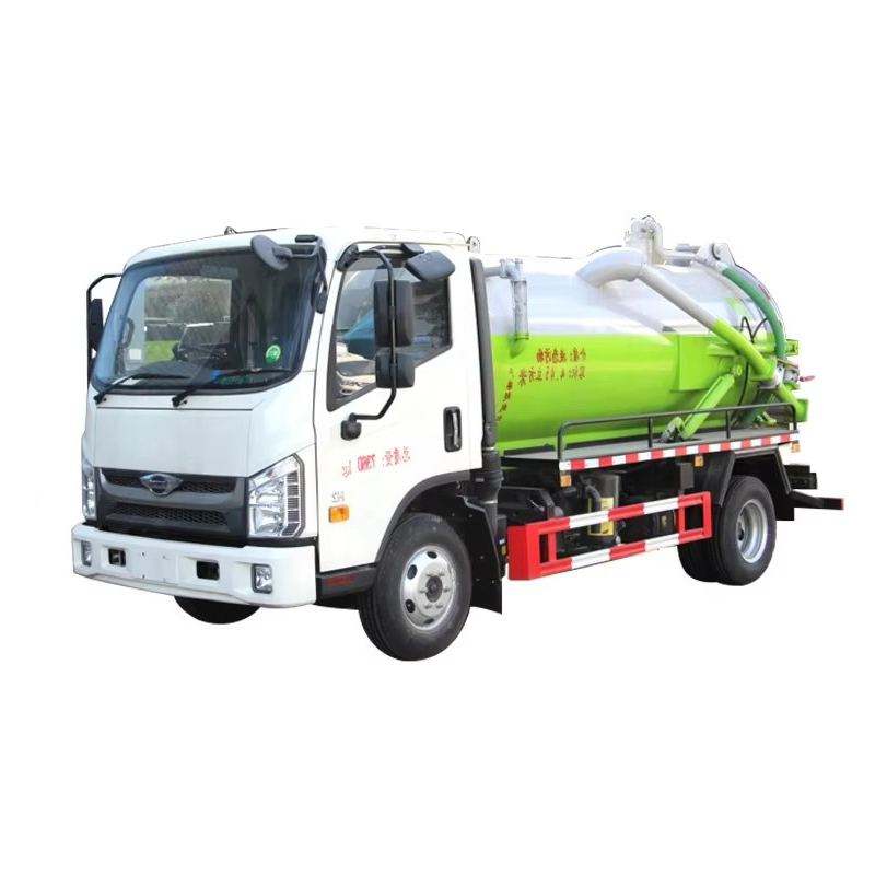 Foton 5 CBM Cami&atilde;o De Aspira&ccedil;&atilde;o De Esgoto Mini Vacuum S&eacute;ptic Fecal Sucti