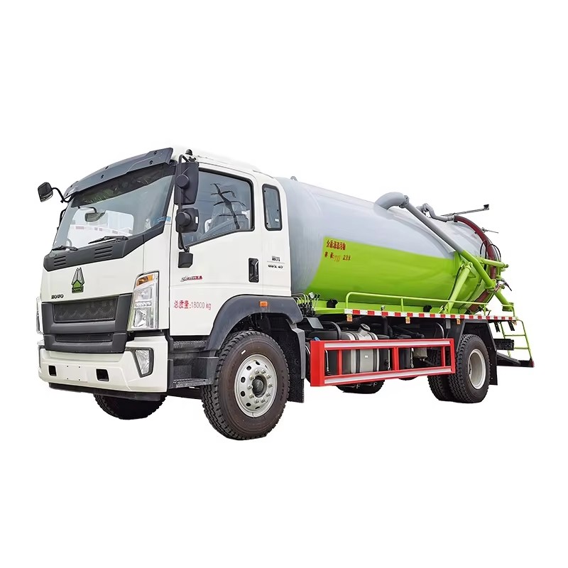 Sinotruck Howo 5000L Esgoto Suc&ccedil;&atilde;o Caminh&atilde;o 4x2 V&aacute;cuo S&eacute;ptico Fec