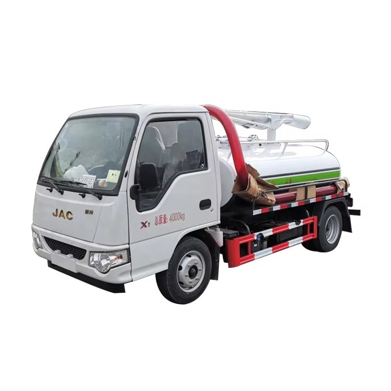 JAC Pequeno Curtomized 3000L S&eacute;ptico Fecal Suction Truck Vacuum Sewage S&eacute;ptico Suction