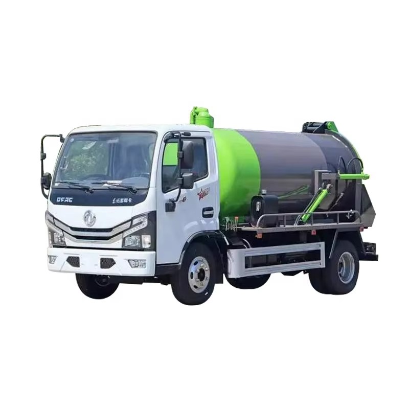 Caminh&atilde;o De Aspira&ccedil;&atilde;o De Esgoto Pequeno Dongfeng 5 CBM Caminh&atilde;o De Tanqu
