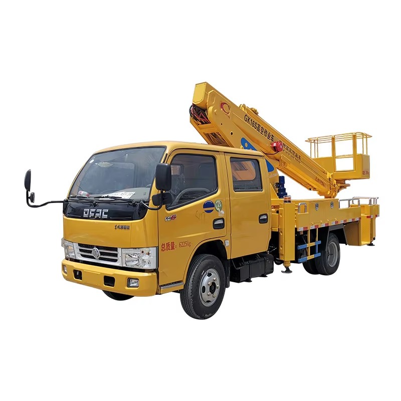 Dongfeng 21m Bra&ccedil;o Reto Caminh&atilde;o De Trabalho A&eacute;reo Montado Plataforma A&eacute;