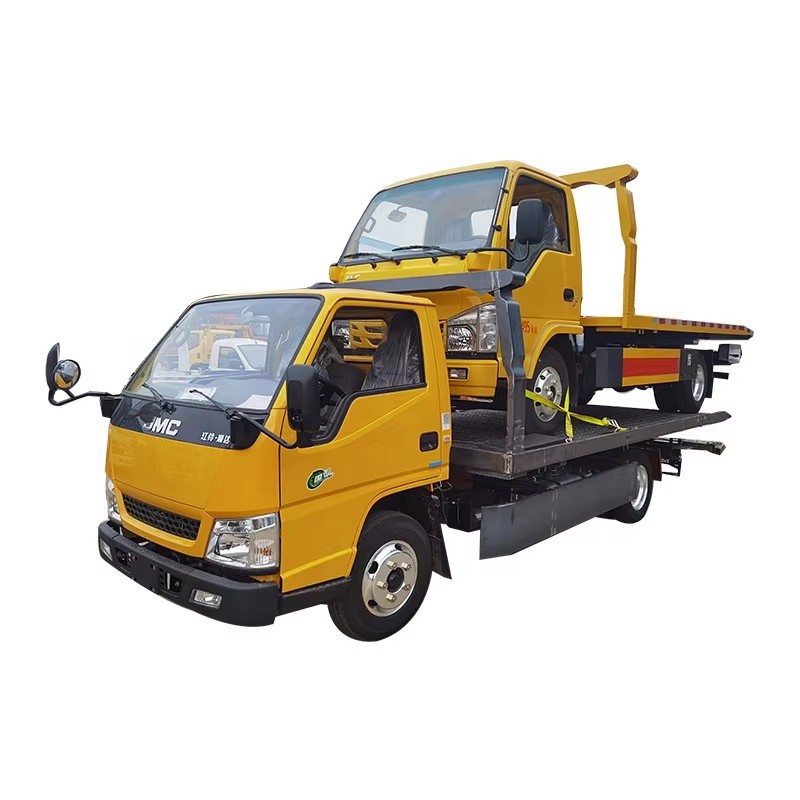 JMC Flatbed Wrecker Rebocando Caminh&atilde;o 4x2 Road Wrecker Caminh&atilde;o Para Resgate De Ve&ia