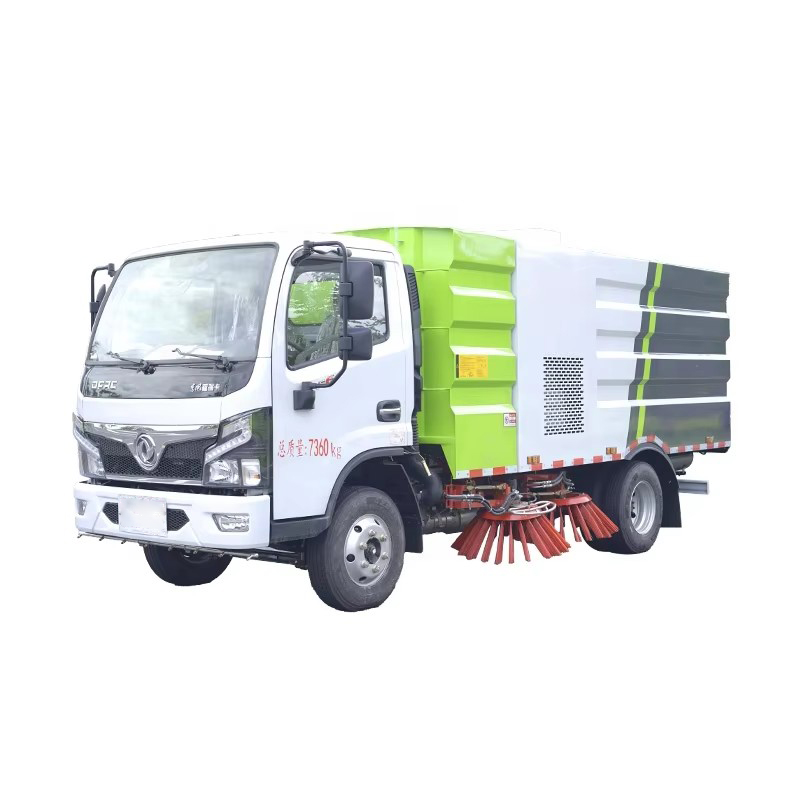 Dongfeng 4000L Cidade Rua Limpeza Caminh&atilde;o V&aacute;cuo Estrada Barridora Caminh&atilde;o Par