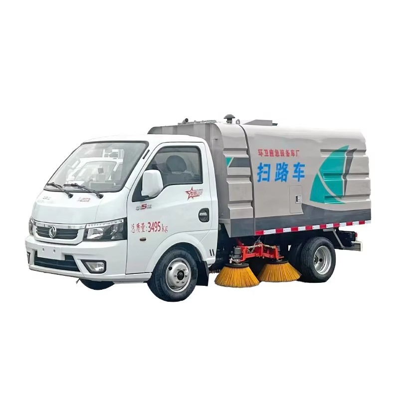 Dongfeng Mini Vacuum Road Sweeper Truck 2000L Caminh&atilde;o De Limpeza Da Rua Para Rua Da Cidade E