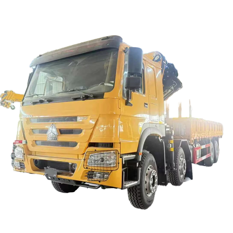 Sinotruk Howo Trinidade Guindaste De Tonelada 16 Guindaste De Caminh&atilde;o 8 * 4