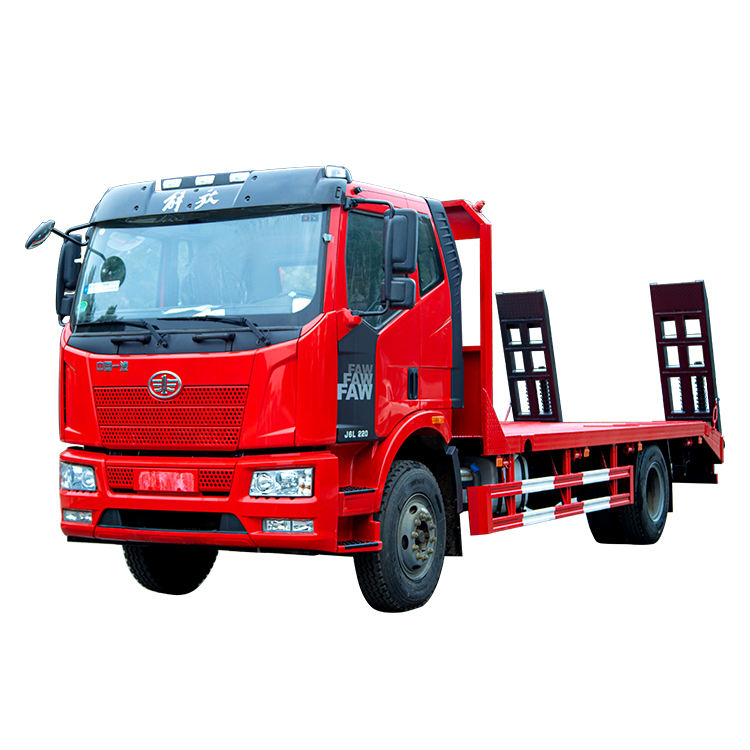 Os Caminh&otilde;es De Cama Plana FAW 4 * 2, 6 * 4 E 8 * 4 Na F&aacute;brica Chinesa S&atilde;o Usad