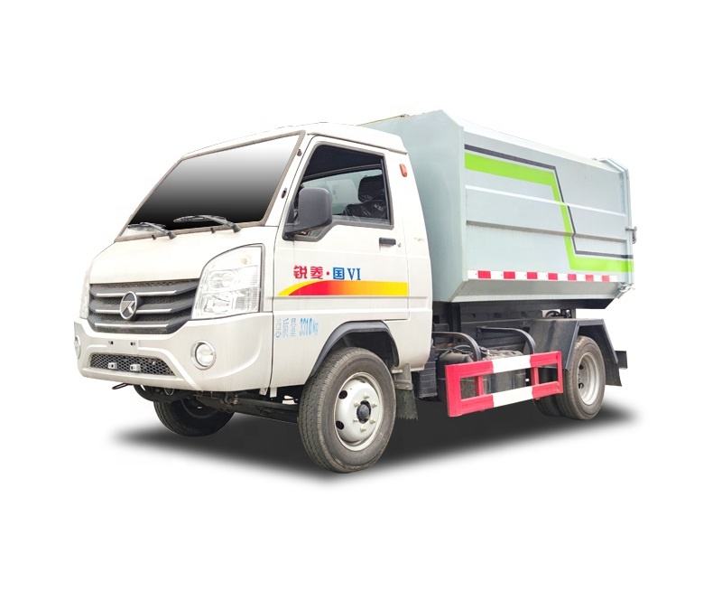 KAMA Mini 4x2 Ve&iacute;culo De Saneamento Diesel 4 Metros C&uacute;bicos Carregador Lateral Traseir