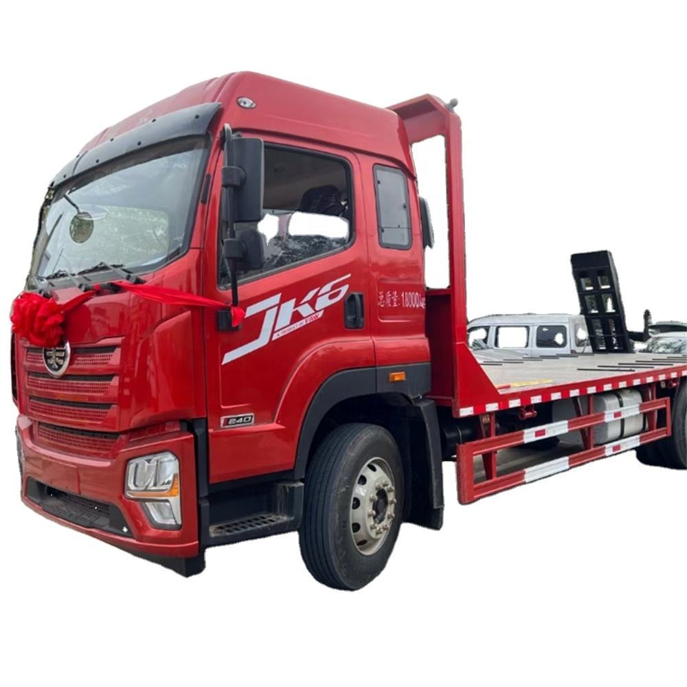 China F&aacute;brica Original Venda FAW 4x2 Diesel Flatbed Reboque Caminh&atilde;o M&eacute;dio