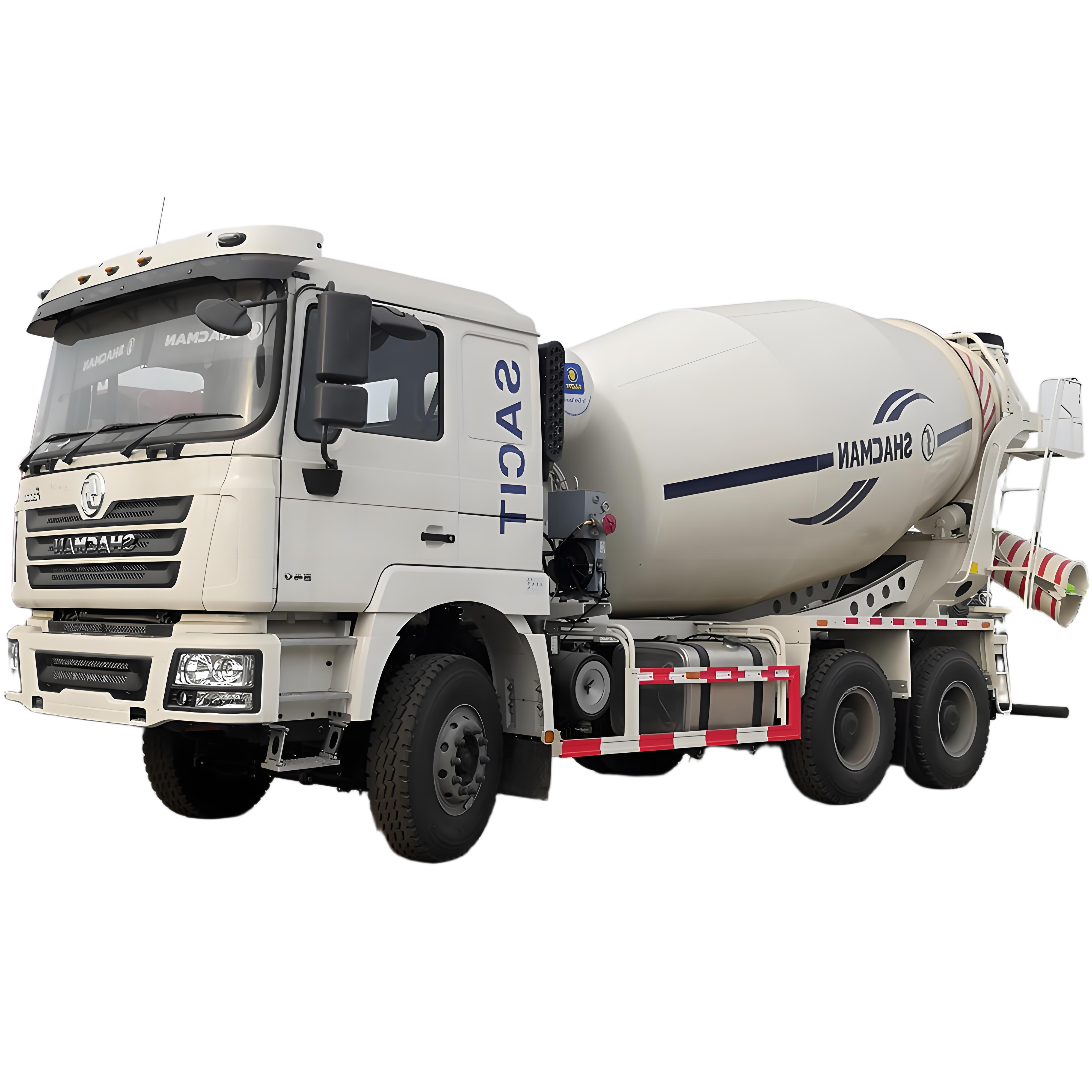 SHACMAN Motor Diesel Misturador De Concreto Tambor Misturador De Concreto Port&aacute;til