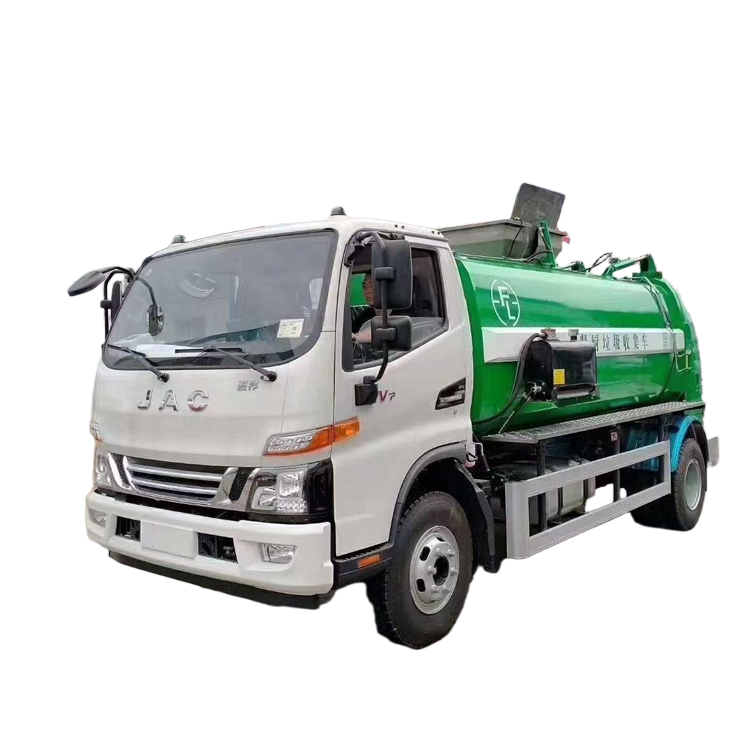JAC Eco-amig&aacute;vel 8-metro C&uacute;bico Pequeno Caminh&atilde;o De Lixo De Res&iacute;duos De 