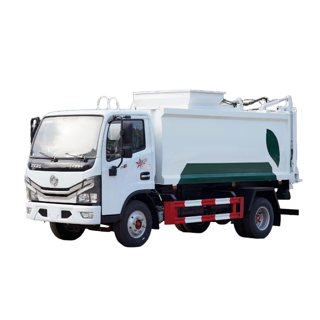 Dongfeng 8CBM Manual Compress&atilde;o Lixo Caminh&atilde;o &agrave; Prova De Vazamento Projeto Late