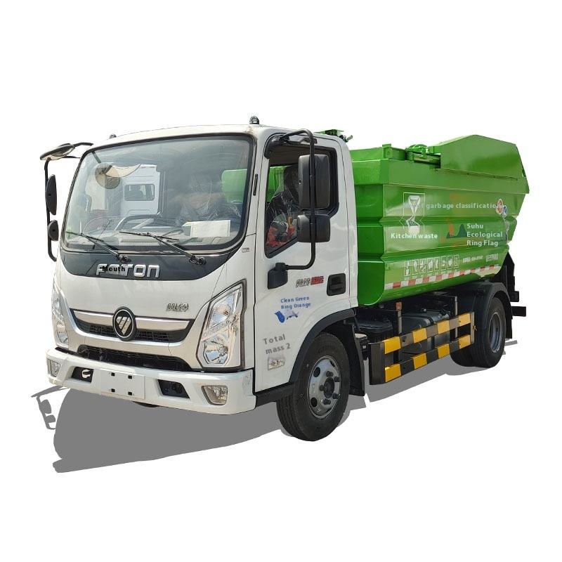 Dongfeng 5 Quadrados 5 Toneladas Caminh&atilde;o De Lixo De Docking De Alta Posi&ccedil;&atilde;o Li