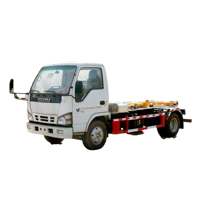 Isuzu 4x2 Manual Gancho Elevador Lixo Caminh&atilde;o 5 C&uacute;bico Traseiro Carregador Saneamento