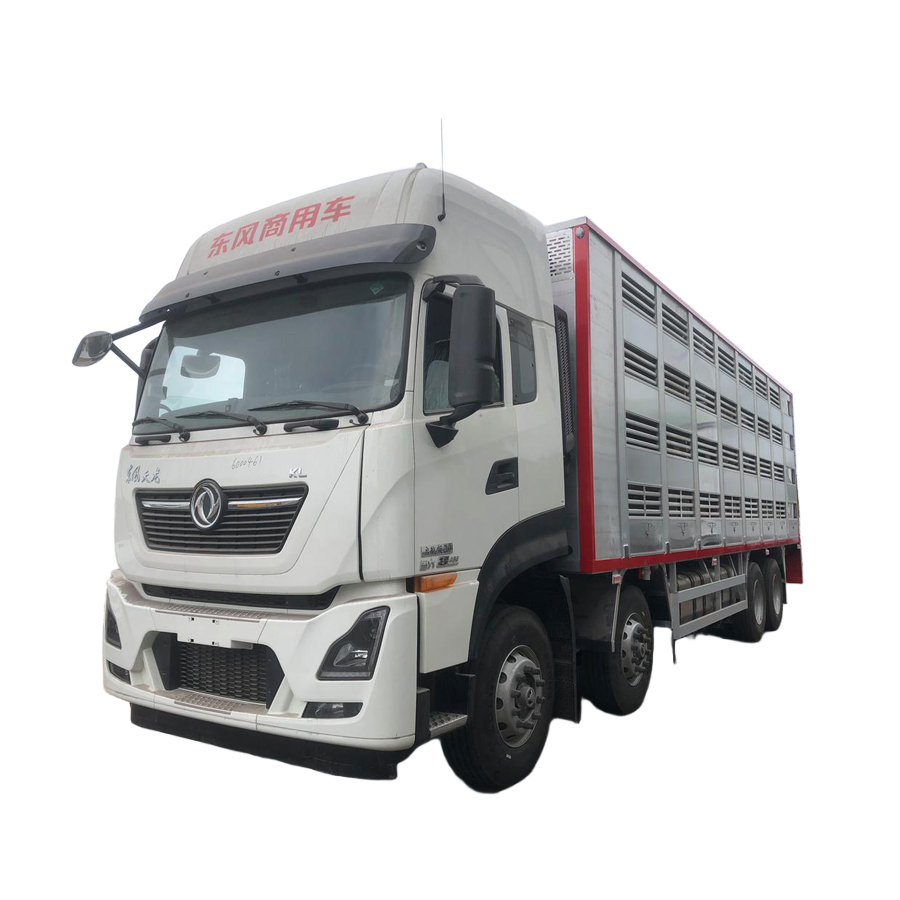 Dongfeng Tianlong Ve&iacute;culo De Transporte De Gado De 4 Eixos De 8 Rodas