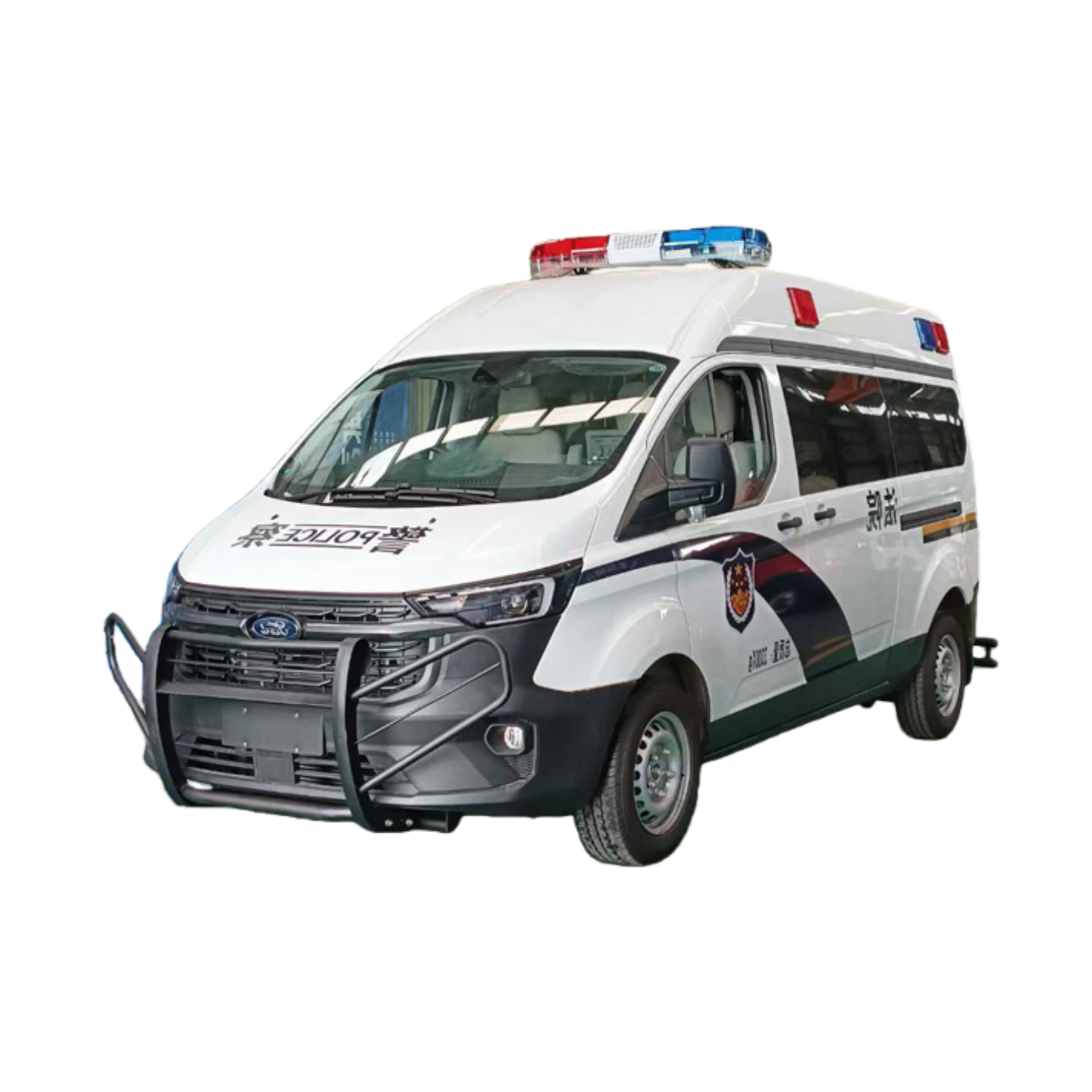 Ford T6 Ve&iacute;culo De Transporte Do Prisioneiro Anti-fuga Segura Van Da Pris&atilde;o Com CCTV &