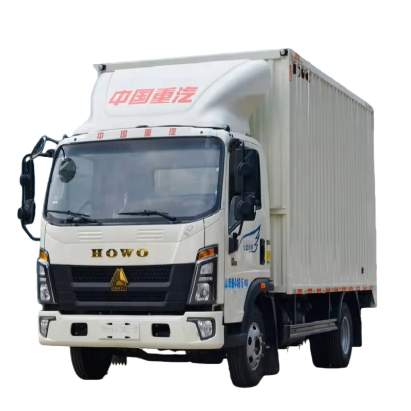 Howo 4X2 Novo Diesel 6 Toneladas Caixa Caminh&atilde;o De Carga Para Varejo Mercadorias Entrega Dire