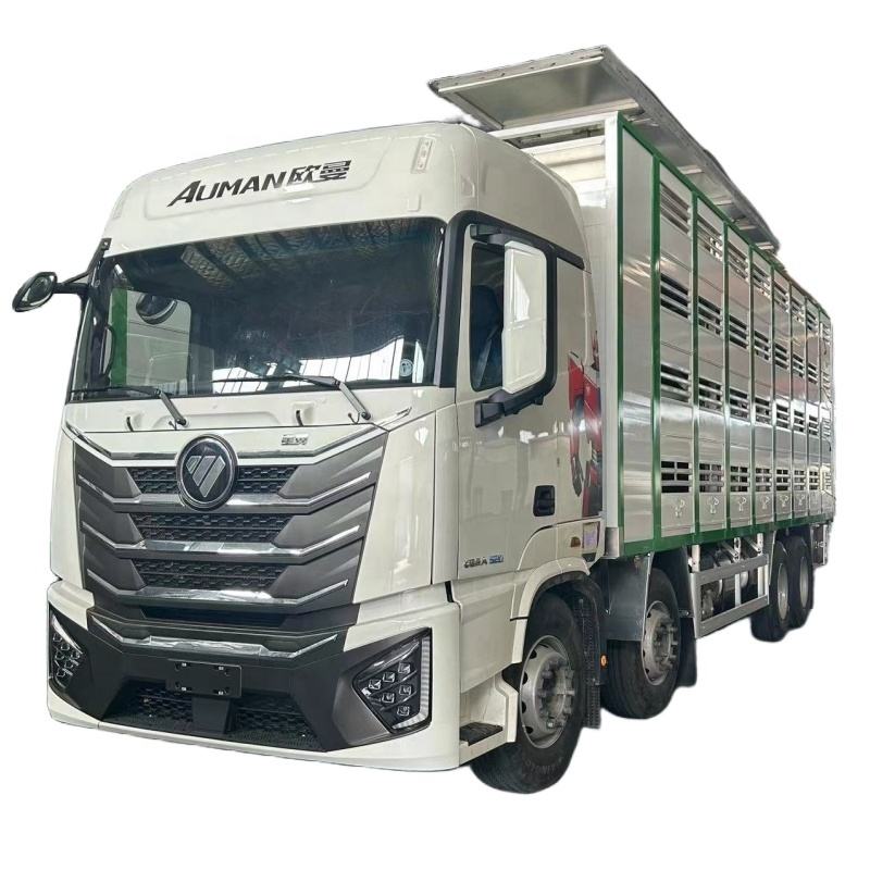 FOTON 8 * 4 Cami&atilde;o De Transporte De Porco Reboque De Transporte De Gado Caminh&atilde;o De Ga