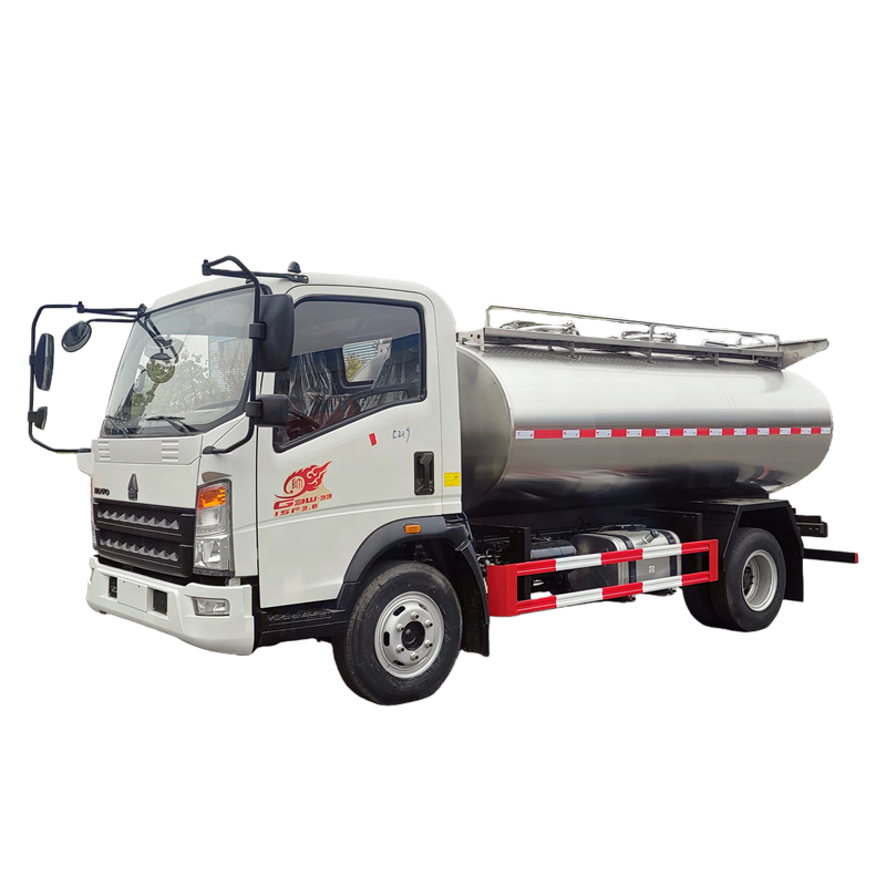 Sinotruk Howo 4X2 Leite Caminh&atilde;o 5000L Leite Tanque Caminh&atilde;o 5m&sup3; Leite Fresco Cer