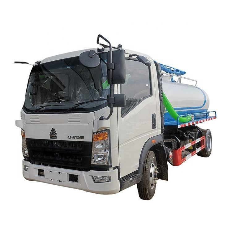 China HOWO 5 Cbm Septic Loa Elimina&ccedil;&atilde;o Caminh&atilde;o Fecal 4X2 Caminh&atilde;o De As