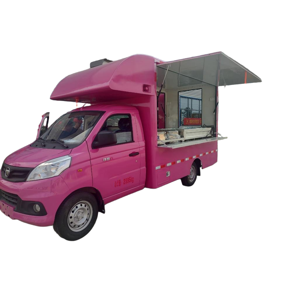 Foton Truck Food Mini Mobile Food Cart Trailer M&oacute;vel Pizza Food Truck Com Equipamento Para Ve