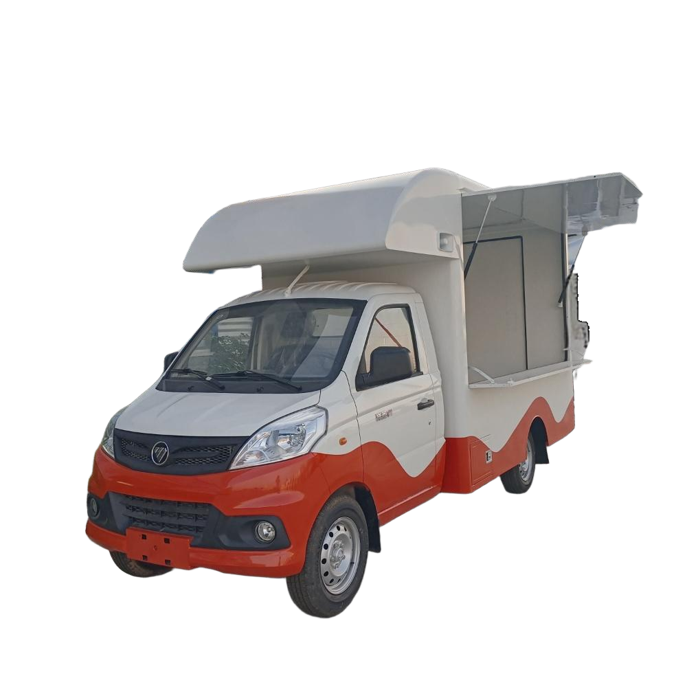FOTON Personalizado Mini Tamanho M&oacute;vel Fast Food Caminh&atilde;o Para Venda Na China