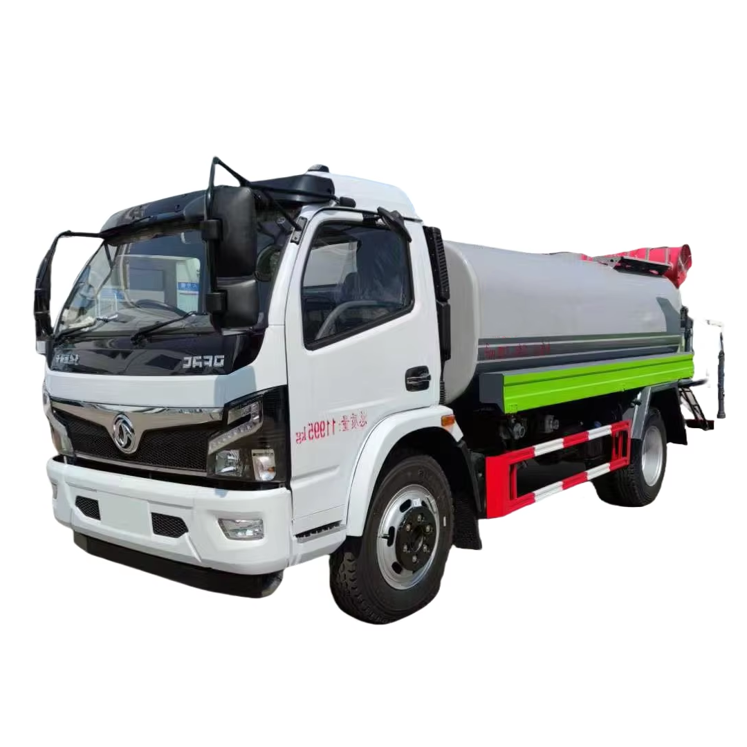 Dongfeng Dorica 9 Caminh&atilde;o Do Aspersor Verde Do Metro C&uacute;bico Para A Lavagem Da Estrada