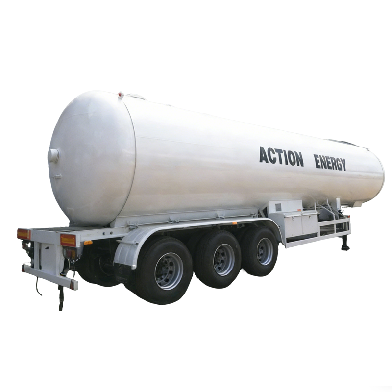 3-eixo 25Tons 50000liters LPG TankerTrailer