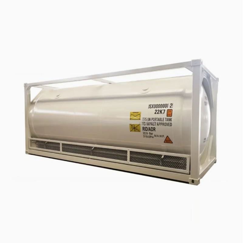 Novo Un T50 40FT ISO Tanque Cont&ecirc;iner Para LPG Propano HorizontalPressure Vaso Cont&ecirc;iner