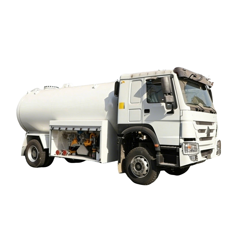 HOWO 8Tons Caminh&atilde;o Medidor De Fluxo De Massa LPG Bobtail