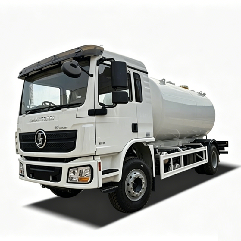 7 Toneladas M&eacute;tricas 15000 L LPG Bobtail Truck SHACMANI