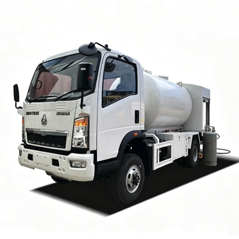 4X4 Fora Da Estrada LPG Cilindro G&aacute;s BottlingTruck 5000L