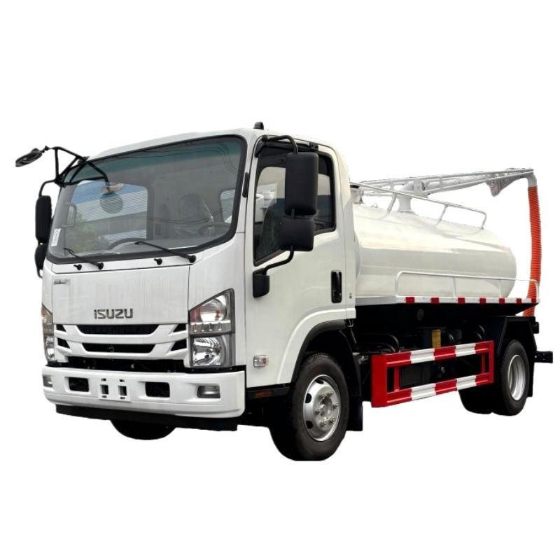 Melhor Pre&ccedil;o 1suzu 5cbm Caminh&atilde;o De Suc&ccedil;&atilde;o Fecal 4 * 2 Feces Caminh&atil